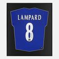 Framed Lampard Signed Chelsea Shirt, 2005-06 Home [Lite]