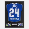 Framed Gary Cahill Signed Chelsea Shirt 2012 CL Final [Classic]