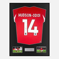 Framed Callum Hudson-Odi Signed Nottingham Forest Shirt 2023-24 Home [Classic]