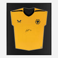 Framed Hwang Hee-Chan Signed Shirt, Wolverhampton Wanderers [Lite]