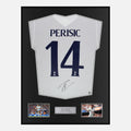 Framed Ivan Perisic Signed Tottenham Hotspur Shirt Home [Classic]