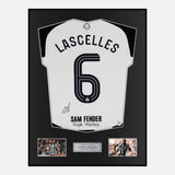 Framed Jamaal Lascelles Signed Newcastle United Shirt 2024-25 [Classic]