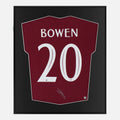 Framed Jarrod Bowen Signed Shirt, West Ham Fan Kit [Lite]
