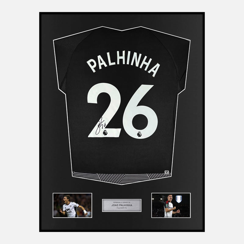 Framed Joao Palhinha Signed Fulham Shirt 2023-24 Third away [Modern]