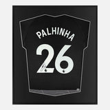 Framed Joao Palhinha Signed Fulham Shirt 2023-24 Third away [Mini]