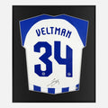 Framed Joel Veltman Signed Brighton & Hove Albion Shirt [Lite]