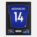 Framed Kelechi Iheanacho Signed Leicester City Shirt [Classic]