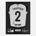 Framed Kieran Trippier Signed Newcastle United 2025 Cup Final [Classic]