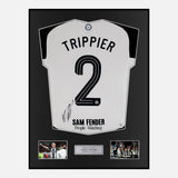 Framed Kieran Trippier Signed Newcastle United 2025 Cup Final [Classic]