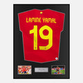 Framed Lamine Yamal Signed Spain Shirt Euro 2024 Winners [Classic]
