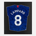 Framed Lampard Signed Chelsea Shirt, 2019-20 Home [Lite]