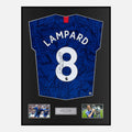 Framed Frank Lampard Signed Chelsea Shirt 2019-20 Home [Classic]