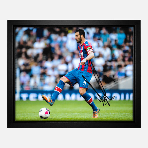 Framed Luka Milivojević Signed Crystal Palace Photo [8x10"]
