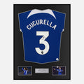 Framed Marc Cucurella Signed Chelsea Shirt 2023-24 Home [Classic]