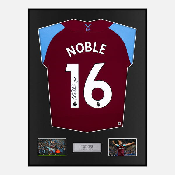 Framed Mark Noble Signed Shirt