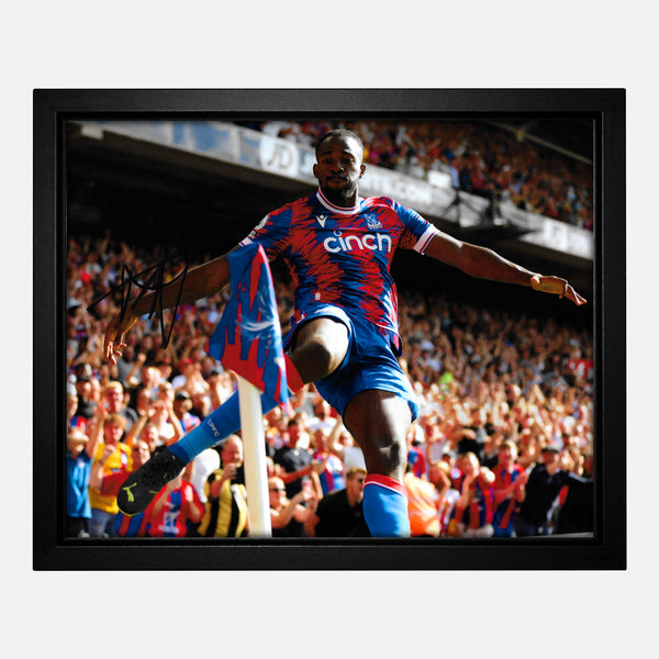Framed Jean-Philippe Mateta Signed Crystal Palace Photo [8x10"]