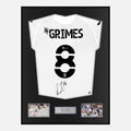 Framed Matt Grimes Signed Swansea City Shirt 2022-23 Home [Classic]