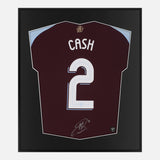Framed Matty Cash Signed Aston Villa Shirt [Lite]