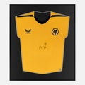 Framed Max Kilman Signed Shirt, Wolves Orange Home [Lite]