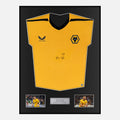 Framed Max Kilman Signed Wolves Shirt Home Front [Classic]
