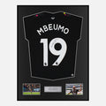 Framed Bryan Mbeumo Signed Brentford Shirt 2022-23 Third away [Classic]
