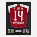 Framed Mikel Arteta Signed Arsenal Shirt Home 2020 FA Cup edition [Classic]