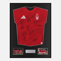 Framed Squad Signed Nottingham Forest Shirt 2024-25 Home [Classic]