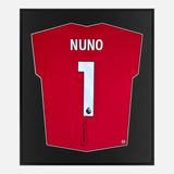 Framed Nuno Espírito Santo Signed Shirt, Nottingham Forest Manager [Mini]