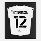 Framed Jamie Paterson Signed Shirt, Swansea City Home [Mini]