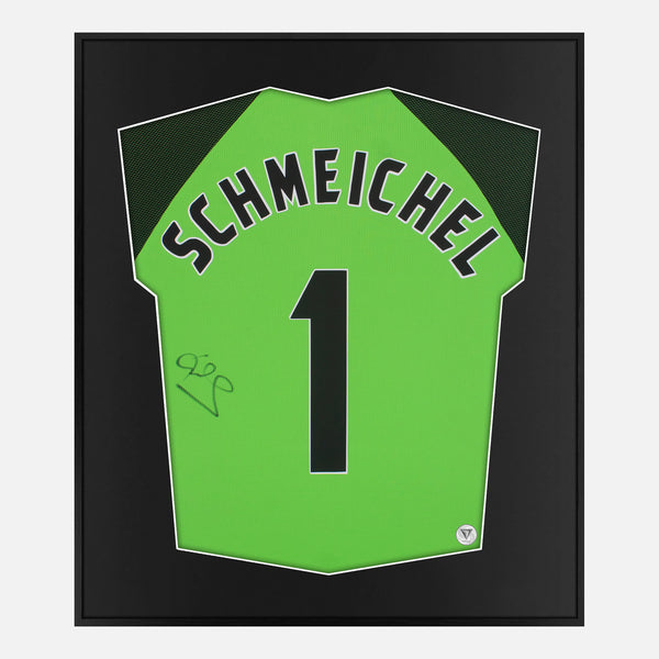 Framed Schmeichel Signed Manchester United Shirt, 1999 Treble [Lite]