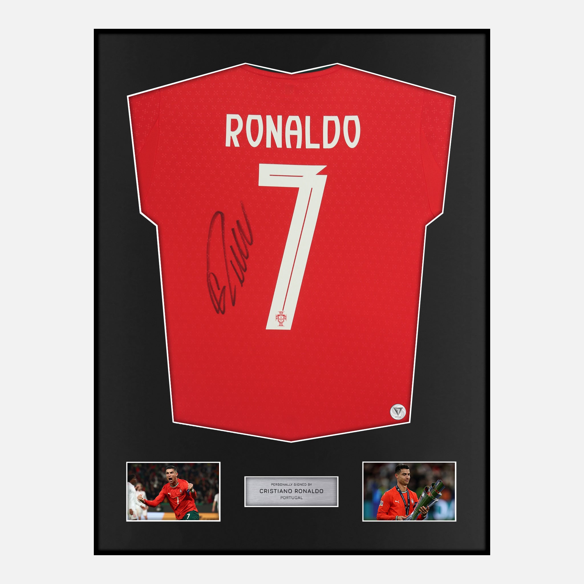 Framed Cristiano Ronaldo Signed Portugal Shirt | Classic