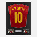 Framed Rui Costa Signed Portugal Shirt Euro 2004 [Classic]