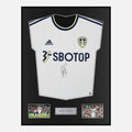 Framed Brenden Aaronson Signed Leeds United Shirt 2022-23 Home [Classic]