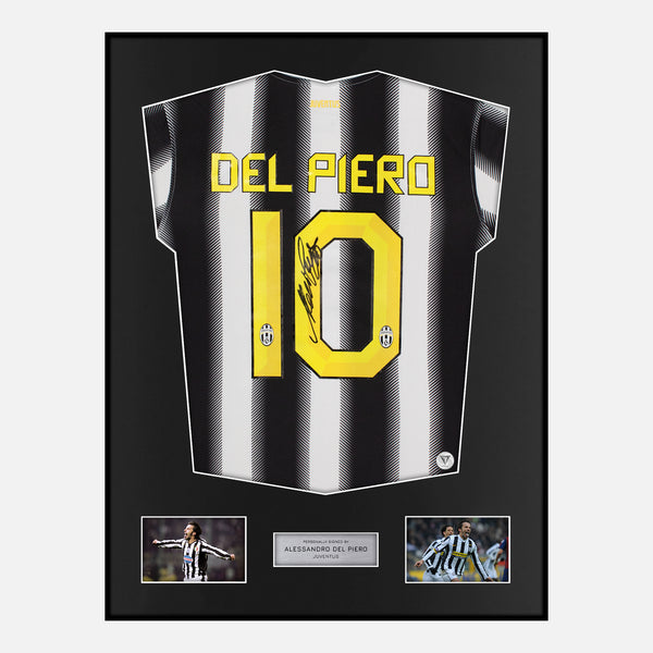 Framed Alessandro Del Piero Signed Juventus Shirt 2011-12 [Classic]