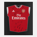 Framed Squad Signed Arsenal Shirt Home [Lite]