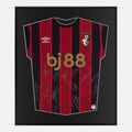 Framed Bournemouth Signed Shirt, Squad Autographs Official Kit [Lite]