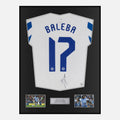 Framed Carlos Baleba Signed Brighton Shirt Home [Classic]
