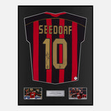 Framed Clarence Seedorf Signed AC Milan Shirt Home 2006-07 [Classic]