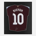 Framed Buendia Signed Shirt, Aston Villa [Lite]