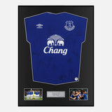 Framed Squad Signed Everton Shirt 2016-17 Home [Classic]