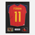 Framed Ferran Torres Signed Spain Shirt 2026 World Cup [Classic]