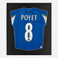 Framed Poyet Signed Shirt, Chelsea, Blue Home [Lite]