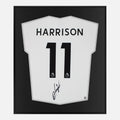 Framed Harrison Signed Shirt, Leeds United [Lite]