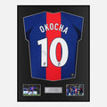 Framed Jay-Jay Okocha Signed PSG Shirt Home [Classic]