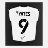 Framed Jerry Yates Signed Swansea City Shirt 2022-23 Home [Mini]