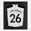 Framed Palhinha Signed Shirt, Fulham White Home [Lite]