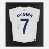 Framed John McGinn Signed Shirt, Aston Villa Third away 2025-26 [Lite]