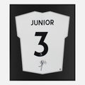 Framed Junior Firpo Signed Leeds United Shirt [Lite]