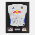 Framed Squad Signed Leeds United Shirt 2025-26 Home [Classic]