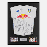 Framed Squad Signed Leeds United Shirt 2025-26 Home [Classic]